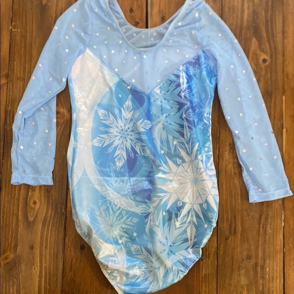 Disney Princess Long Sleeve Leotards - Pink and Blue - Picture 13 of 14